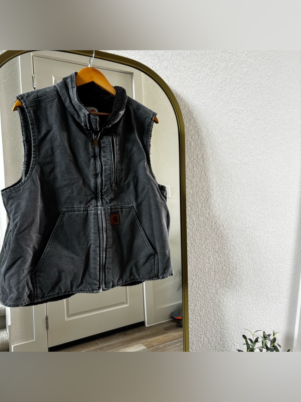 Carhartt Washed Duck vest mens size large
